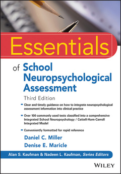 Couverture de l’ouvrage Essentials of School Neuropsychological Assessment