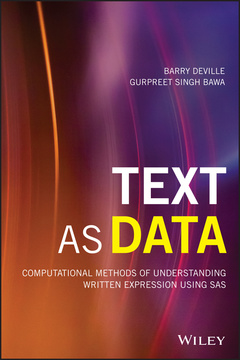 Couverture de l’ouvrage Text as Data