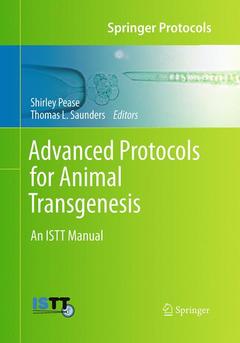 Couverture de l’ouvrage Advanced Protocols for Animal Transgenesis