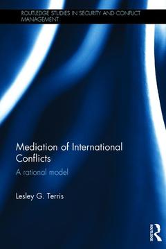 Couverture de l’ouvrage Mediation of International Conflicts