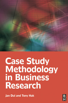 Couverture de l’ouvrage Case Study Methodology in Business Research