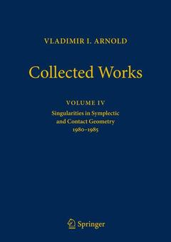 Couverture de l’ouvrage Vladimir Arnold - Collected Works