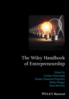 Couverture de l’ouvrage The Wiley Handbook of Entrepreneurship
