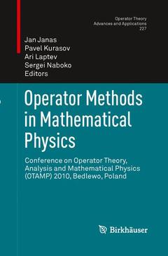 Couverture de l’ouvrage Operator Methods in Mathematical Physics