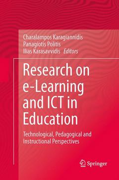 Cover of the book Research on e-Learning and ICT in Education