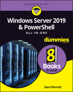 Couverture de l’ouvrage Windows Server 2019 & PowerShell All-in-One For Dummies