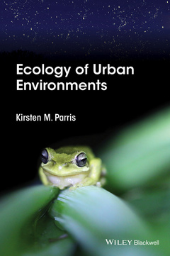 Couverture de l’ouvrage Ecology of Urban Environments