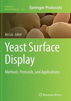 Couverture de l’ouvrage Yeast Surface Display