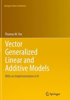 Couverture de l’ouvrage Vector Generalized Linear and Additive Models