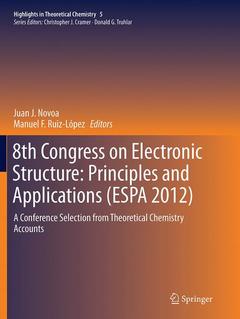 Cover of the book 8th Congress on Electronic Structure: Principles and Applications (ESPA 2012)