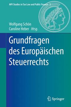 Couverture de l’ouvrage Grundfragen des Europäischen Steuerrechts
