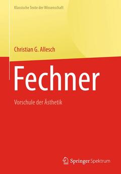Couverture de l’ouvrage Fechner