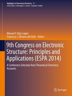 Couverture de l’ouvrage 9th Congress on Electronic Structure: Principles and Applications (ESPA 2014)