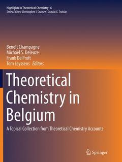 Couverture de l’ouvrage Theoretical Chemistry in Belgium