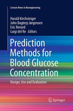 Cover of the book Prediction Methods for Blood Glucose Concentration