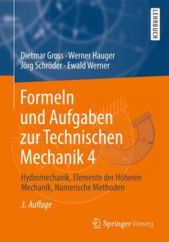 Couverture de l’ouvrage Formeln und Aufgaben zur Technischen Mechanik 4