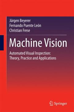 Couverture de l’ouvrage Machine Vision
