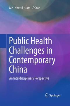 Couverture de l’ouvrage Public Health Challenges in Contemporary China