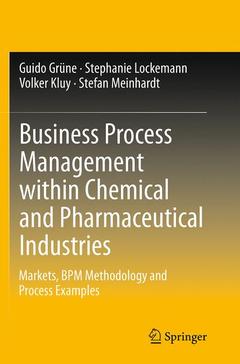 Couverture de l’ouvrage Business Process Management within Chemical and Pharmaceutical Industries