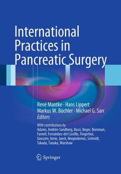 Couverture de l’ouvrage International Practices in Pancreatic Surgery