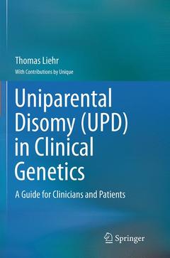 Couverture de l’ouvrage Uniparental Disomy (UPD) in Clinical Genetics
