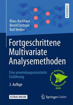 Couverture de l’ouvrage Fortgeschrittene Multivariate Analysemethoden
