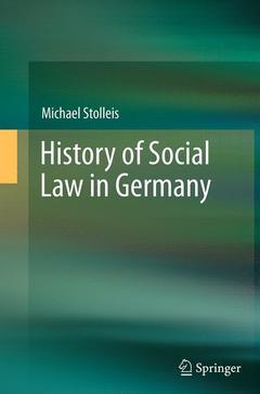 Couverture de l’ouvrage History of Social Law in Germany