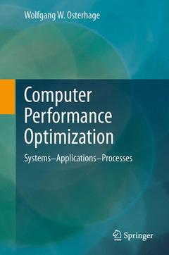Couverture de l’ouvrage Computer Performance Optimization