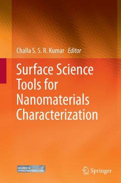 Couverture de l’ouvrage Surface Science Tools for Nanomaterials Characterization