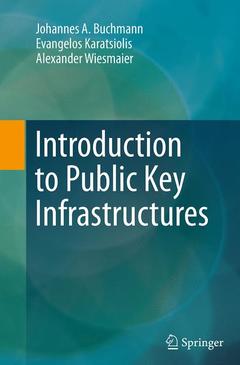 Couverture de l’ouvrage Introduction to Public Key Infrastructures