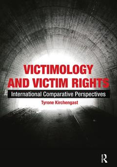 Couverture de l’ouvrage Victimology and Victim Rights