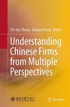 Couverture de l’ouvrage Understanding Chinese Firms from Multiple Perspectives