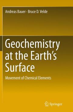 Couverture de l’ouvrage Geochemistry at the Earth's Surface