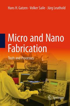 Couverture de l’ouvrage Micro and Nano Fabrication