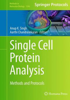 Couverture de l’ouvrage Single Cell Protein Analysis
