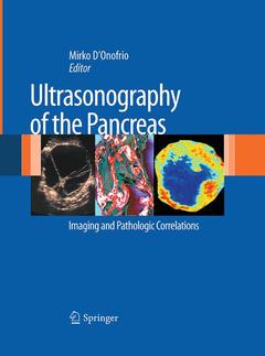Couverture de l’ouvrage Ultrasonography of the Pancreas