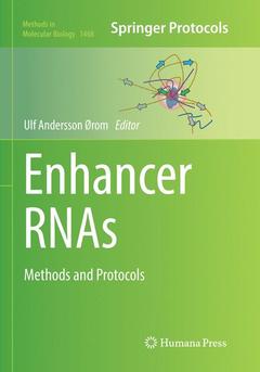 Couverture de l’ouvrage Enhancer RNAs