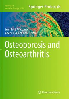 Couverture de l’ouvrage Osteoporosis and Osteoarthritis
