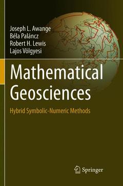 Couverture de l’ouvrage Mathematical Geosciences