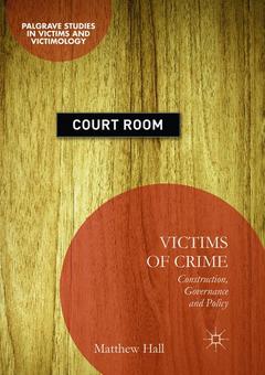 Couverture de l’ouvrage Victims of Crime