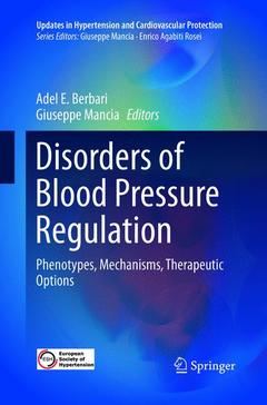 Couverture de l’ouvrage Disorders of Blood Pressure Regulation