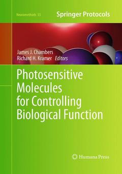 Couverture de l’ouvrage Photosensitive Molecules for Controlling Biological Function