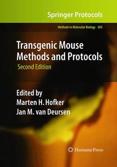 Couverture de l’ouvrage Transgenic Mouse Methods and Protocols