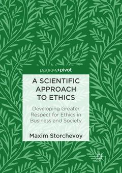Cover of the book A Scientific Approach to Ethics