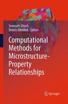 Cover of the book Computational Methods for Microstructure-Property Relationships