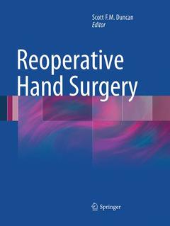 Couverture de l’ouvrage Reoperative Hand Surgery