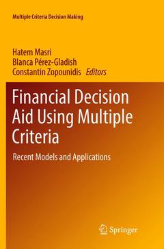 Couverture de l’ouvrage Financial Decision Aid Using Multiple Criteria