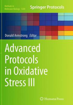 Couverture de l’ouvrage Advanced Protocols in Oxidative Stress III