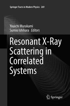 Couverture de l’ouvrage Resonant X-Ray Scattering in Correlated Systems