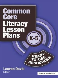 Couverture de l’ouvrage Common Core Literacy Lesson Plans